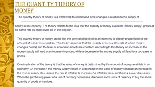 The Quantity Theory of Money