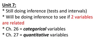 Inference Tests and Chi-Square Analysis