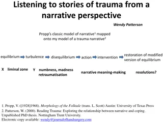 Trauma Narratives: A Narrative Perspective