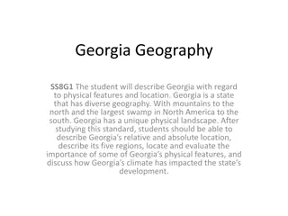 Georgia's Diverse Geography and Physical Features