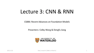 Recent Advances in RNN and CNN Models: CS886 Lecture Highlights