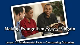 The Urgency of Personal Evangelism: Prioritizing the Lost Souls
