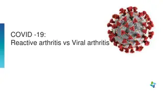 COVID-19's Impact on Joint Health: Reactive Arthritis vs Viral Arthritis