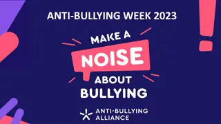 Take a Stand Against Bullying - Anti-Bullying Week 2023