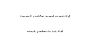 Personal Responsibility