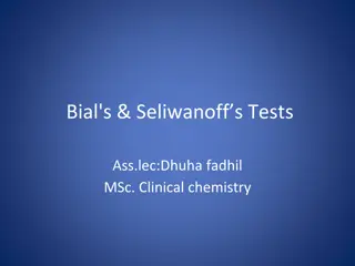 Bial's & Seliwanoff's Tests in Clinical Chemistry