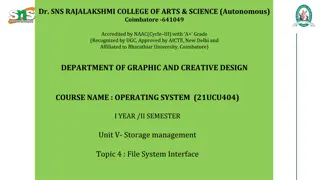 File System Interface in Operating Systems