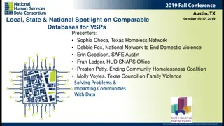 Spotlight on Comparable Databases for VSPs: Local, State & National