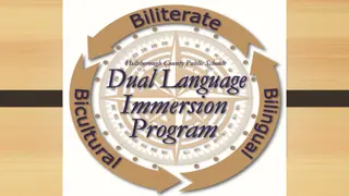 Dual Language Immersion Program in Hillsborough County Public Schools