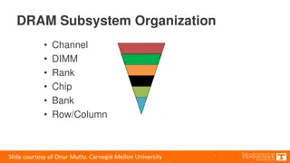 The Organization of DRAM Subsystem Components