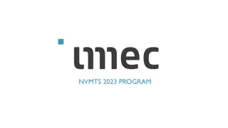 NVMTS 2023 Program Schedule