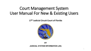 Court Management System User Manual: How to Attach Documents to Scheduled Hearings