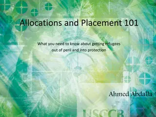 Refugee Allocations and Placement: Ensuring Safety and Support