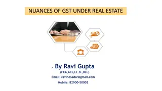 Understanding GST Nuances in Real Estate