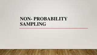 Understanding Non-Probability Sampling Methods