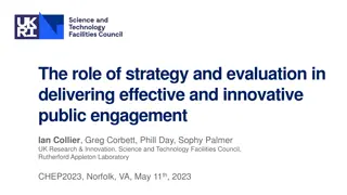 Enhancing Public Engagement through Strategy and Evaluation