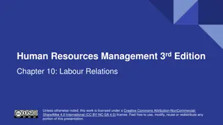 Labour Relations: History, Unionization, and Objectives