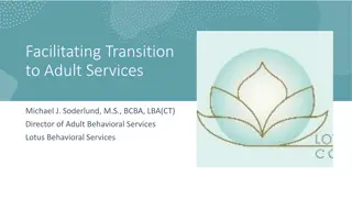 Facilitating Transition to Adult Services