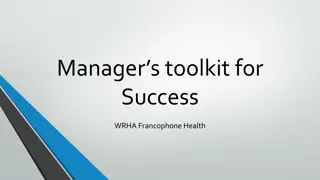 Manager’s toolkit for Success