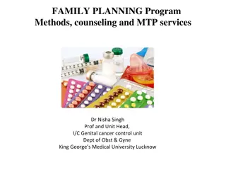 Comprehensive Guide to Family Planning Methods and Counseling Services by Dr. Nisha Singh