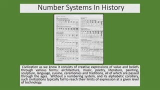 Number Systems In History