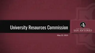 University Resources Commission May 23, 2023 Meeting Analysis