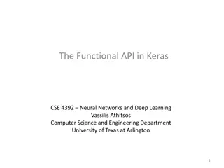 Keras Functional API for Neural Networks