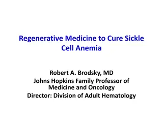 Advancements in Regenerative Medicine for Sickle Cell Anemia
