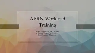 APRN Workload Training