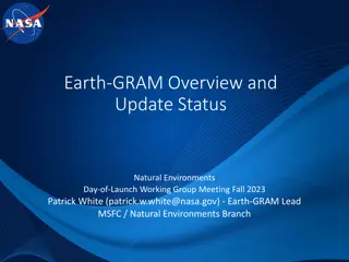 Earth-GRAM Overview and  Update Status