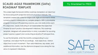 SAFe Roadmap Template for Large-Scale Agile Environments