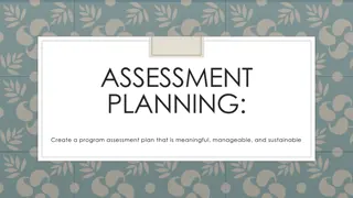 Effective Program Assessment Planning Guide