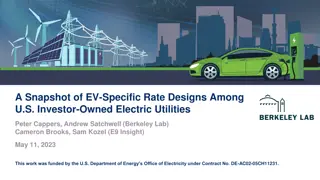 Snapshot of EV-Specific Rate Designs Among US Electric Utilities