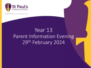 Understanding Apprenticeships and Student Finance for Year 13 Students - Parent Information Evening