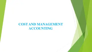 Understanding Cost and Management Accounting