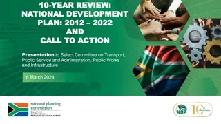 National Development Plan 10-Year Review and Call to Action Presentation
