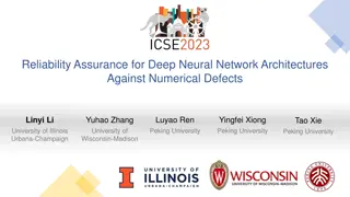 Ensuring Reliability of Deep Neural Network Architectures