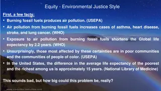 Equity - Environmental Justice Style