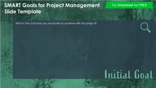 Effective Project Management Goals Template