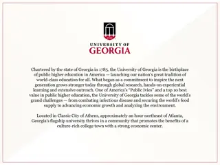 University of Georgia: Inspiring Excellence in Education Since 1785