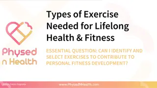 Essential Types of Exercise for Lifelong Health & Fitness