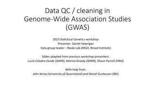 Understanding Genome-Wide Association Studies in Statistical Genetics Workshop