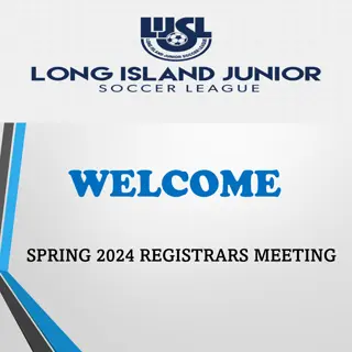 Spring 2024 Registrars Meeting Details and Registration Guidelines