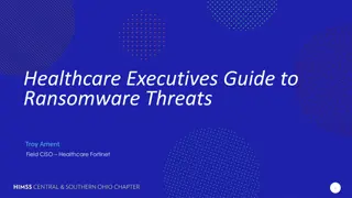Healthcare Executive's Guide to Ransomware Threats