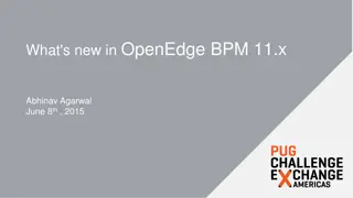 New Features in Progress OpenEdge BPM 11.x