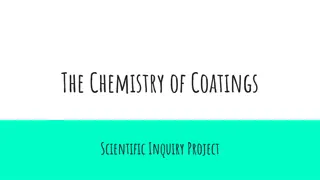 The Chemistry of Coatings. Scientific Inquiry Project