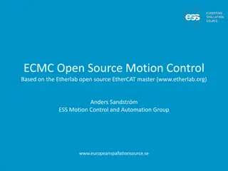 ECMC: Open Source Motion Control with EtherCAT Overview