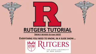AAHS Rutgers Tutorial & Credit by Examination Overview