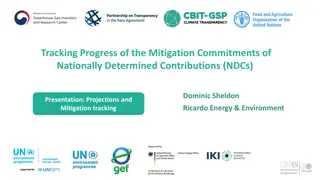 Tracking Progress of Mitigation Commitments and Greenhouse Gas Emissions Projections