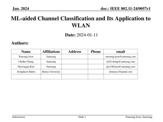 ML-Aided Channel Classification for WLAN Optimization